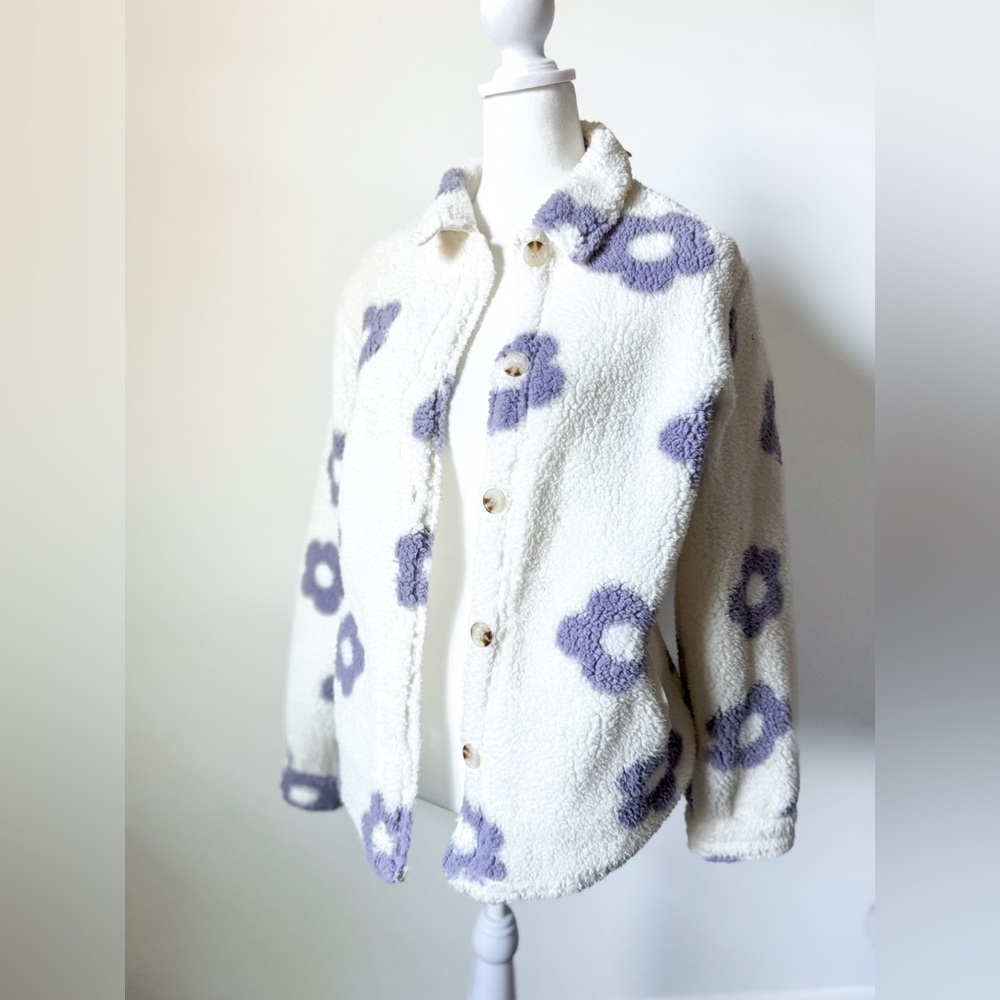 PacSun fleece floral jacket - Picture 1 of 12